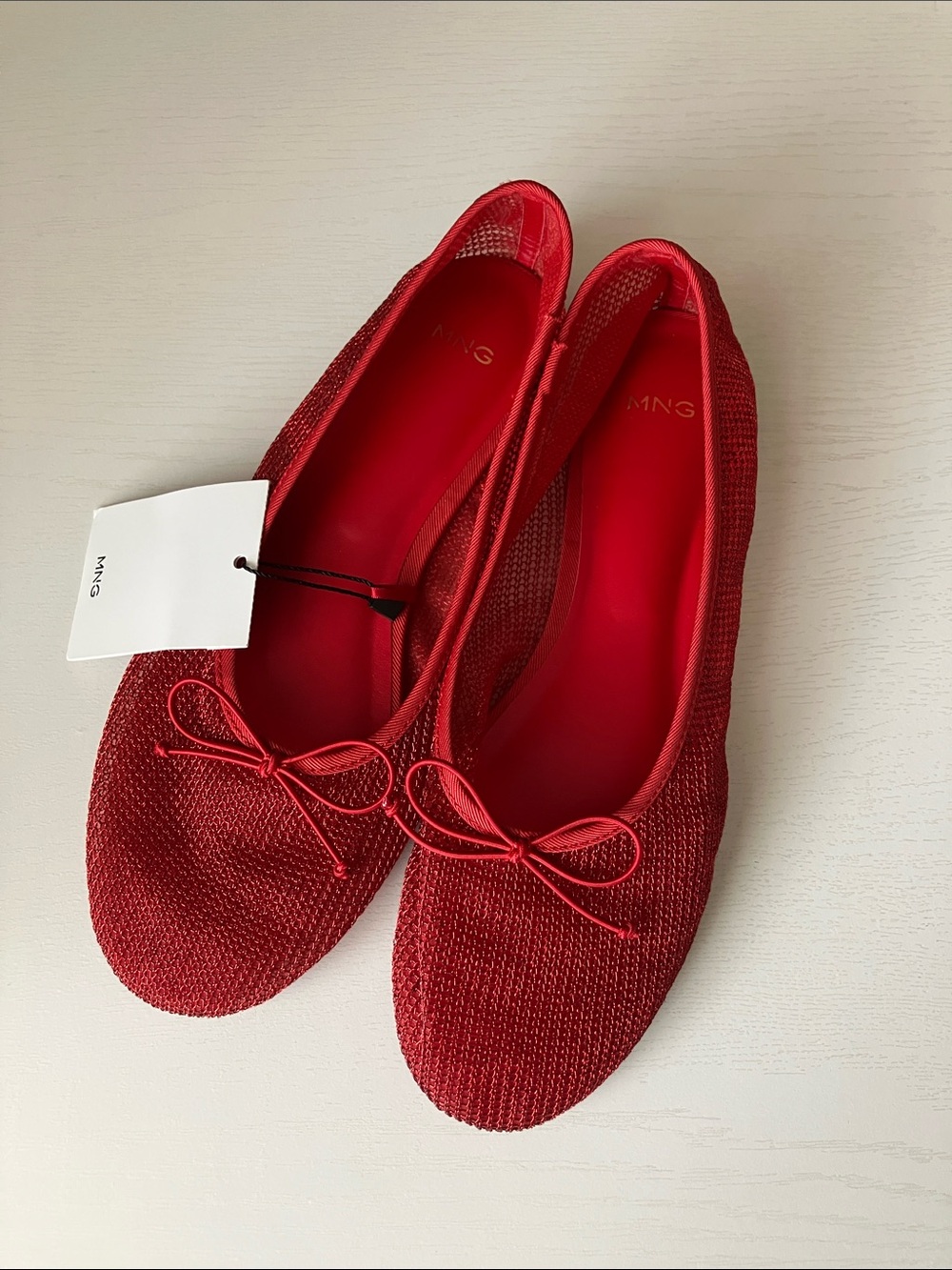 Mango Amelia Ballerina Flats (Size 6.5) NWT